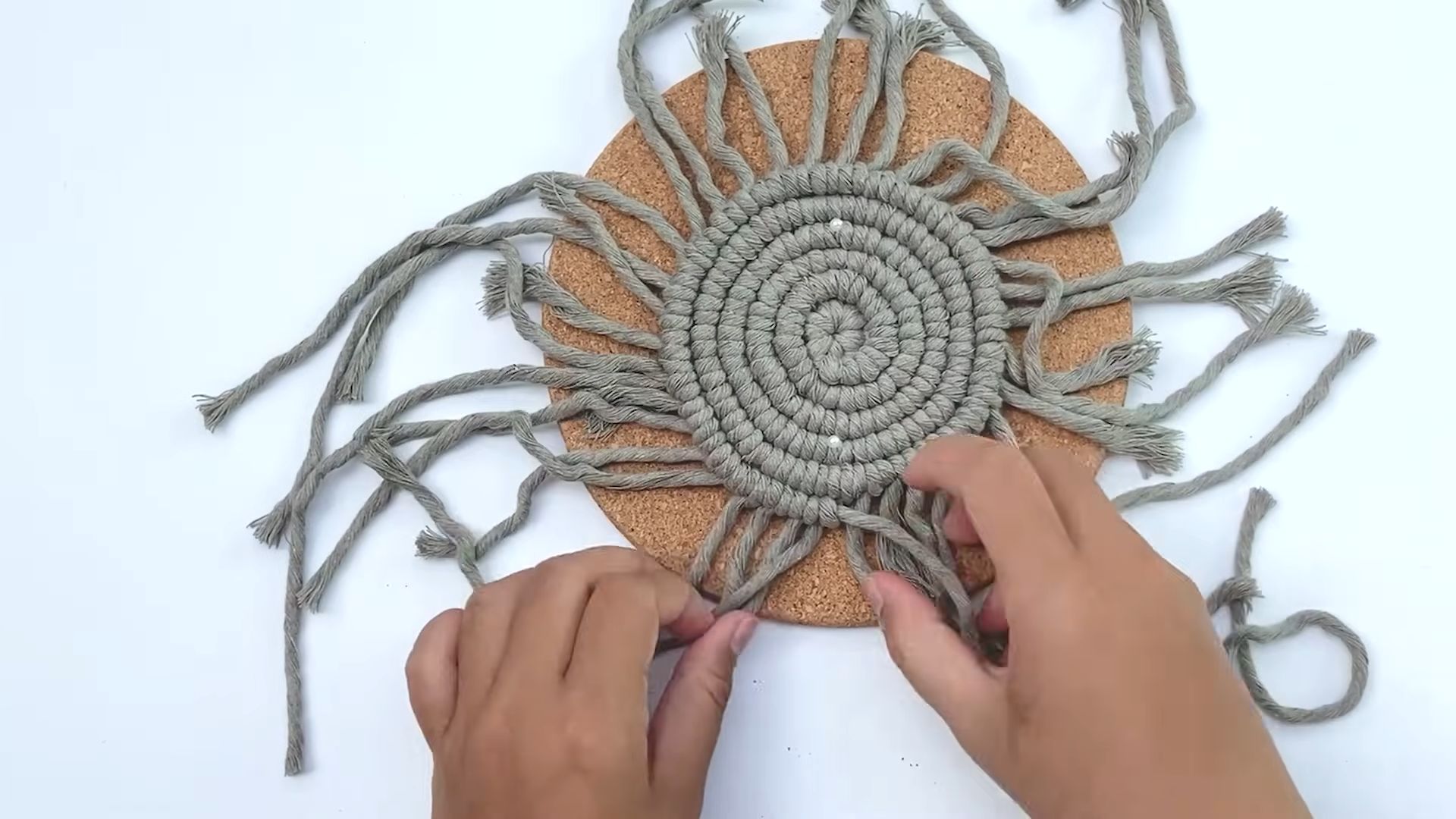 DIY Wandbehang Stoff
